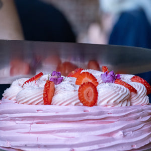 Mum's Pink Pav