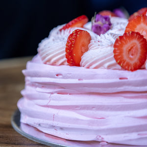 Mum's Pink Pav