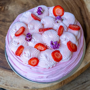 Mum's Pink Pav