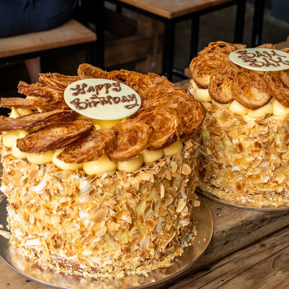 Almond Croissant Cake