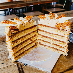 Almond Croissant Cake