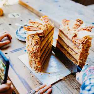 Almond Croissant Cake